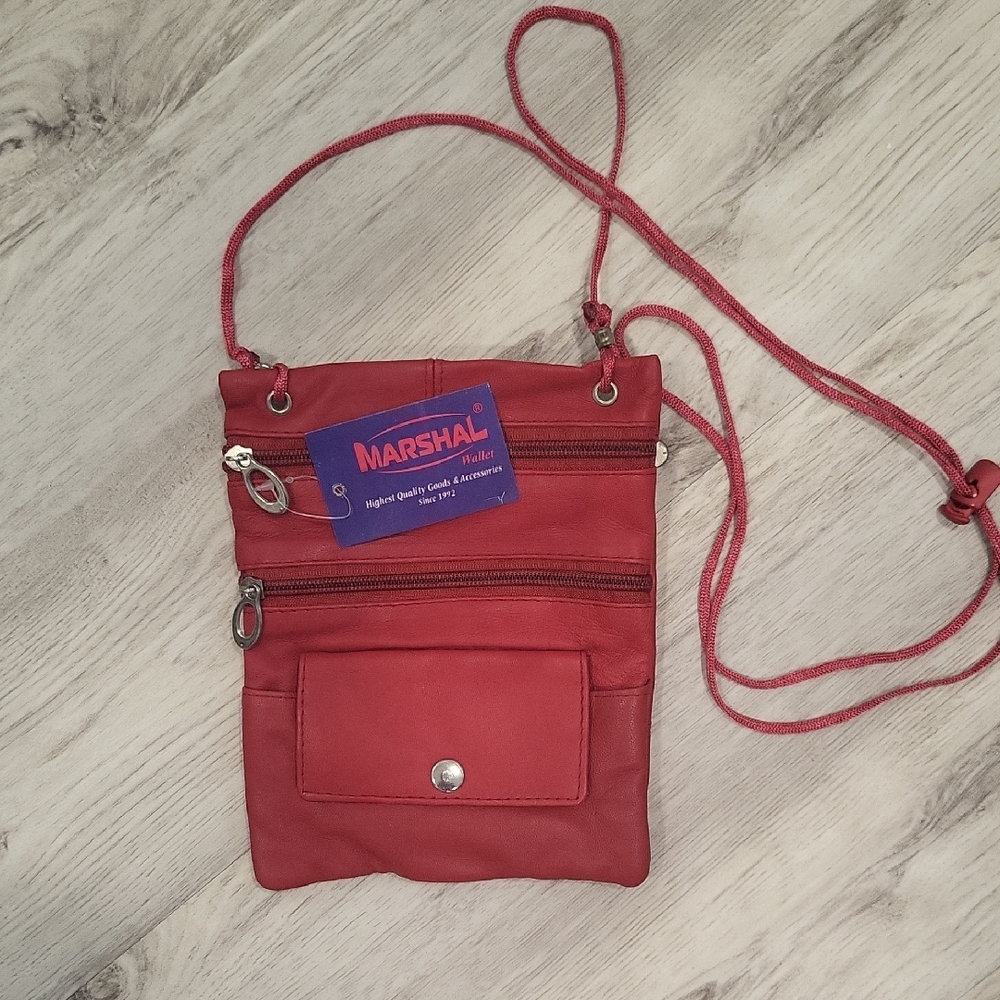 Marshall Red Crossbody Bag